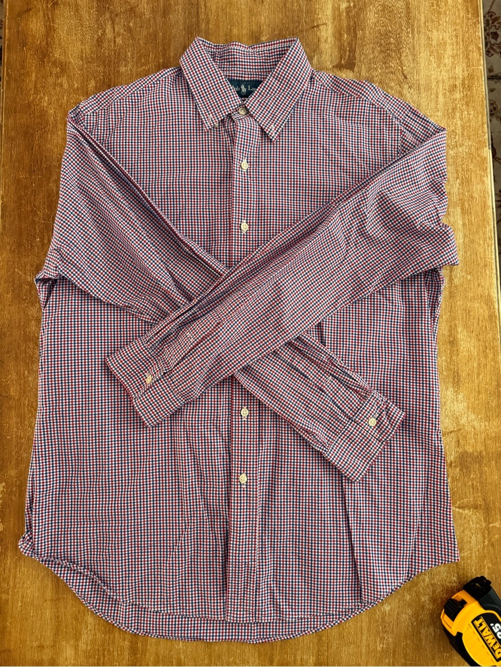Classic Checked Button-Down Ralph Lauren Shirt